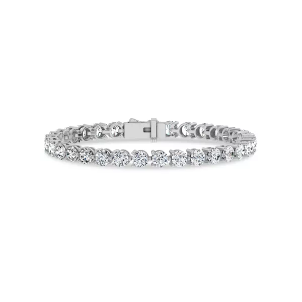 Three-Prong Diamond Tennis Bracelet (10 ct. tw.) - 6.5 In.