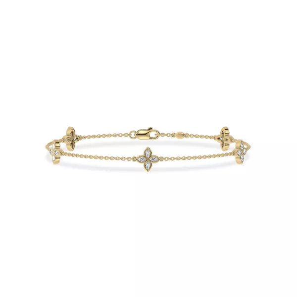 Diamond Bracelets Maravina Rosette Lab Bracelet by Christian Siriano