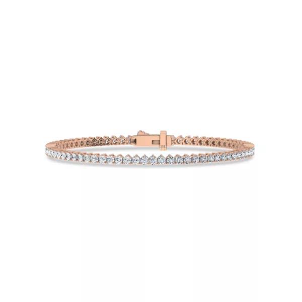 Three-Prong Diamond Tennis Bracelet (3 ct. tw.) - 6.5 In.