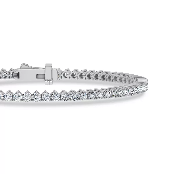 Three-Prong Diamond Tennis Bracelet (3 ct. tw.) - 7.5 In.