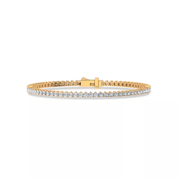 Three-Prong Diamond Tennis Bracelet (3 ct. tw.)