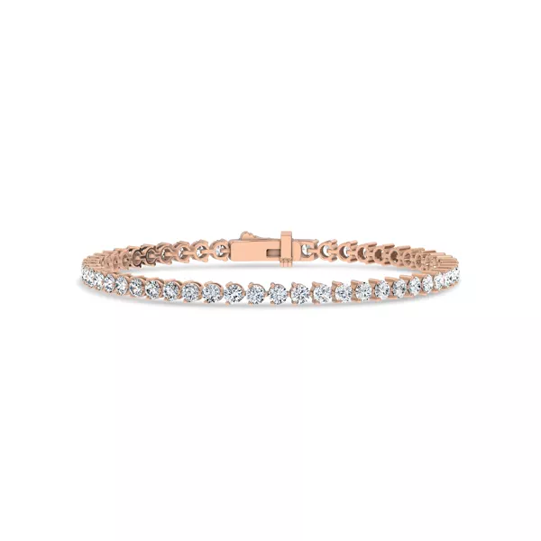 Three-Prong Lab Diamond Tennis Bracelet (4 ct. tw.) - 7.5 In.