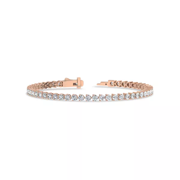 Three-Prong Lab Diamond Tennis Bracelet (4 ct. tw.) - 7.5 In.