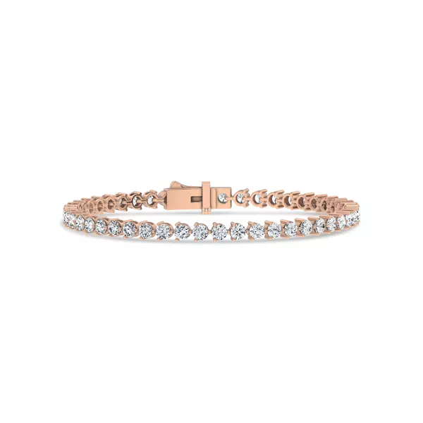 Three-Prong Diamond Tennis Bracelet (5 ct. tw.) - 7.5 In.