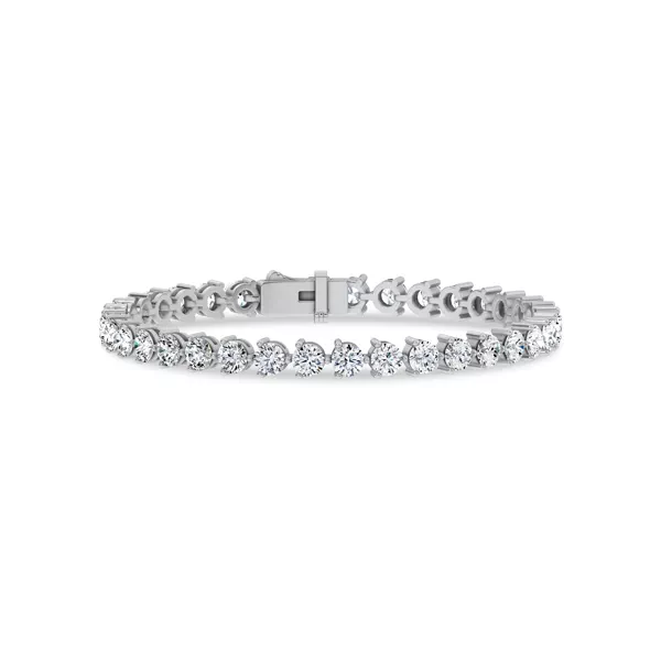 Three-Prong Diamond Tennis Bracelet (9 ct. tw.) - 7.5 In.
