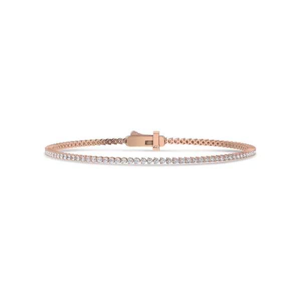 Three-Prong Lab Diamond Tennis Bracelet (1 ct. tw.)
