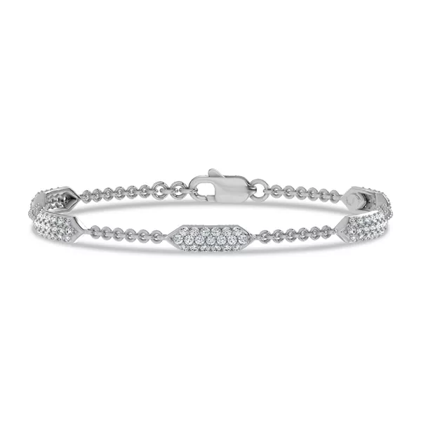 Corza Pavé Link Lab Diamond Bracelet by Christian Siriano