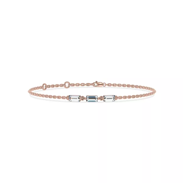 Staccato Baguette Lab Diamond Bracelet by Christian Siriano