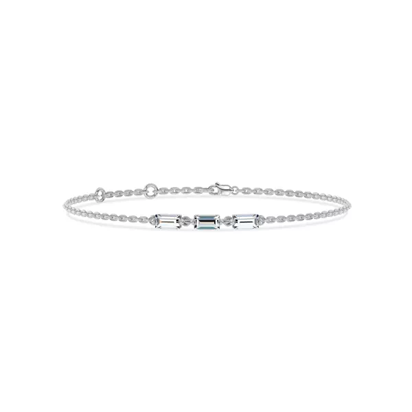 Staccato Baguette Lab Diamond Bracelet by Christian Siriano