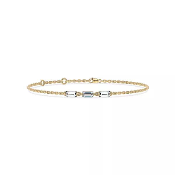 Staccato Baguette Lab Diamond Bracelet by Christian Siriano