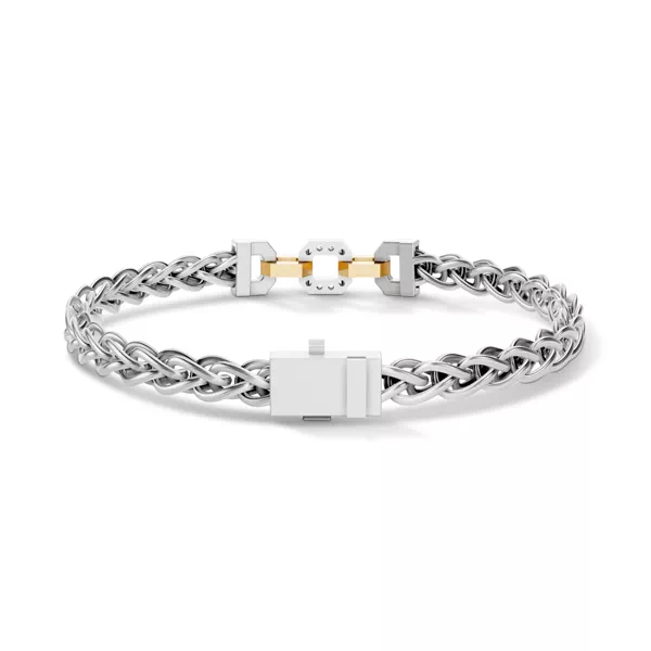 Interlocking Hex Nut Pavé Lab Diamond Bracelet by Off-White