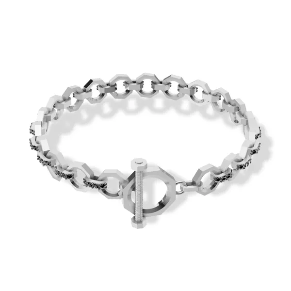 Hex Nut & Bolt Toggle Link Bracelet by Off-White