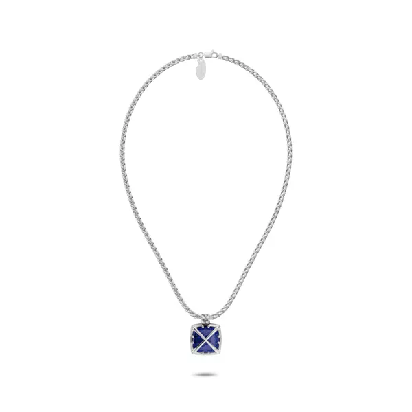 Double Arrow Lapis Necklace by Off-White