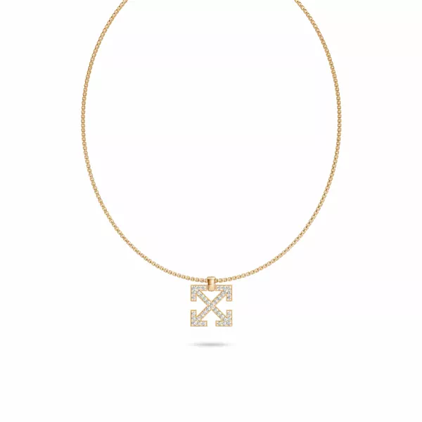 Double Arrow Lab Diamond Necklace by Off-White