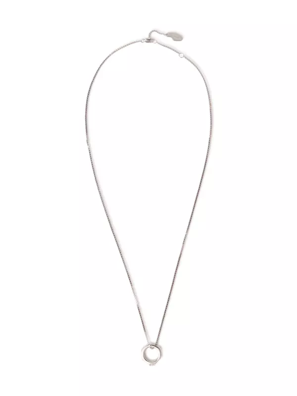 Hex Nut Solitaire Lab Diamond Necklace by Off-White