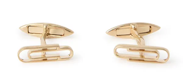 Paperclip Cuff Links by Off-White