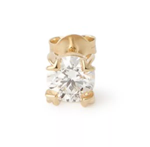 Diamond Arrow Lab Diamond Single Stud Earring by Off-White