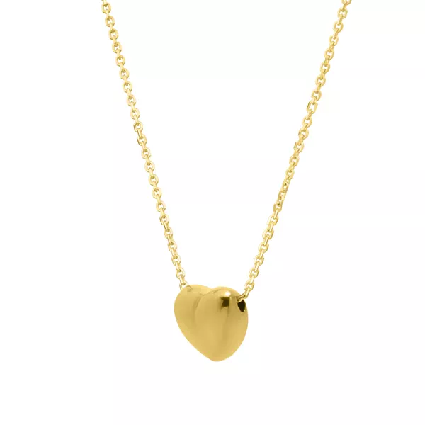 Mini Puff Heart Necklace