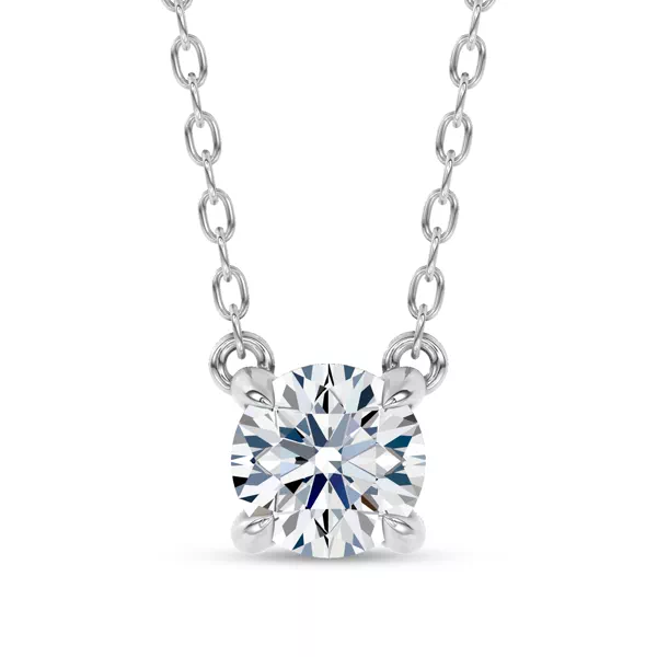 C-Prong Pavé Lab Diamond Pendant (½ ct. tw.) by Christian Siriano