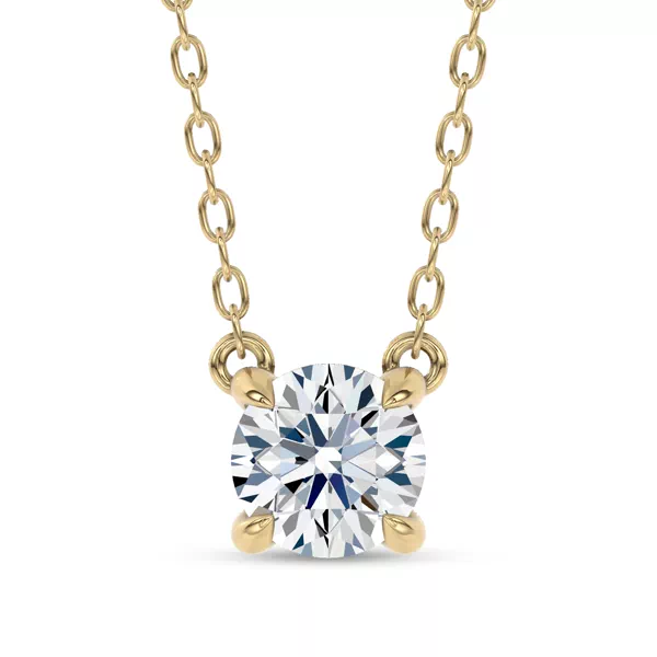 C-Prong Pavé Lab Diamond Pendant (½ ct. tw.) by Christian Siriano