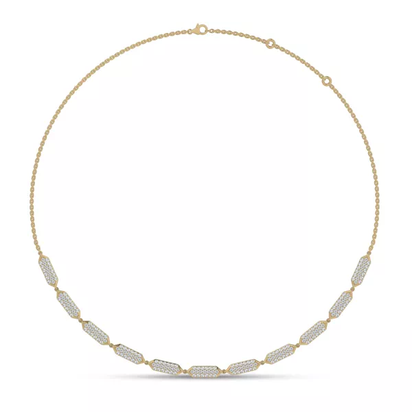 Corza Pavé Link Lab Diamond Necklace by Christian Siriano