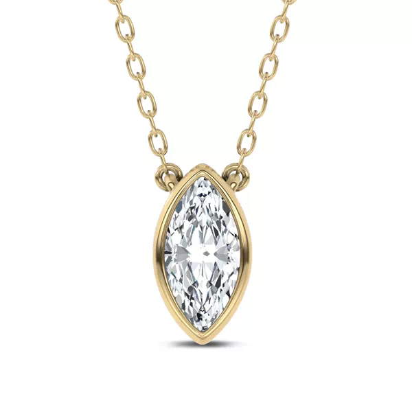 Maravina Bezel Lab Pendant by Christian Siriano