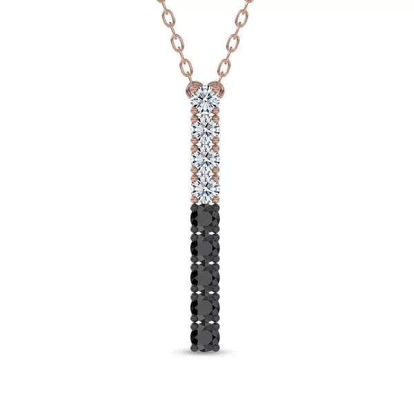 Midnight Noir Lab Diamond Necklace by Christian Siriano
