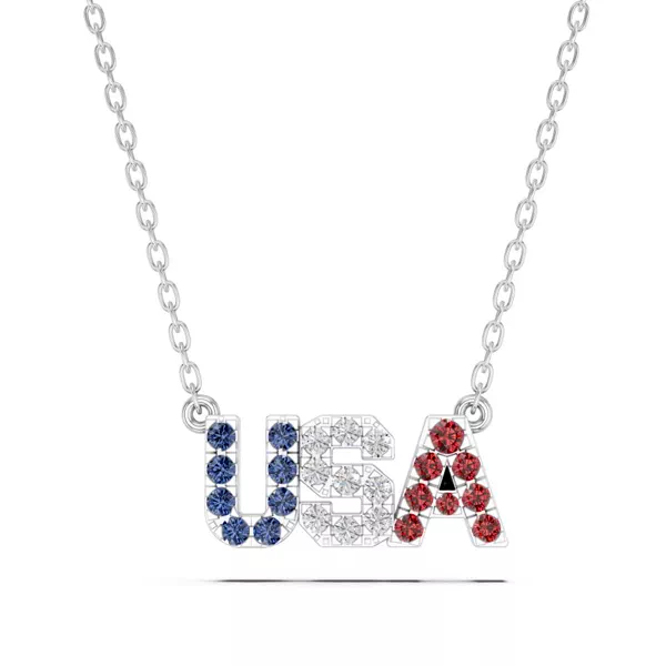 USA Lab Diamond Necklace