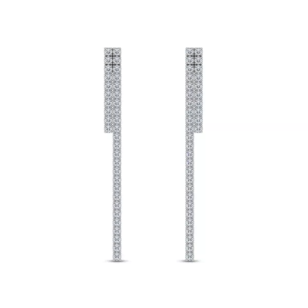 Ligne Duo Lab Diamond Drop Earrings