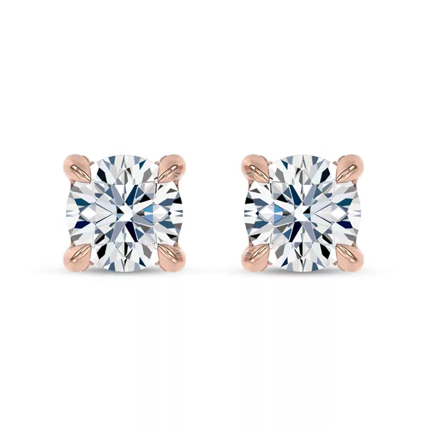 C-Prong Pavé Diamond Stud Earrings (1 ct. tw.) by Christian Siriano