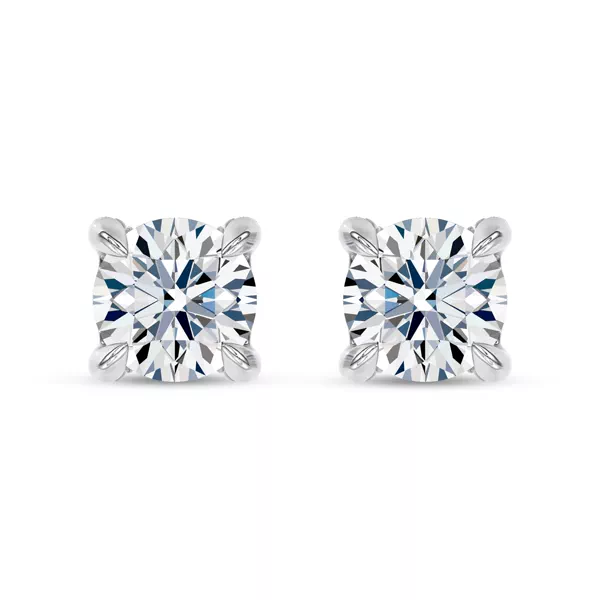 C-Prong Pavé Diamond Stud Earrings (1 ct. tw.) by Christian Siriano