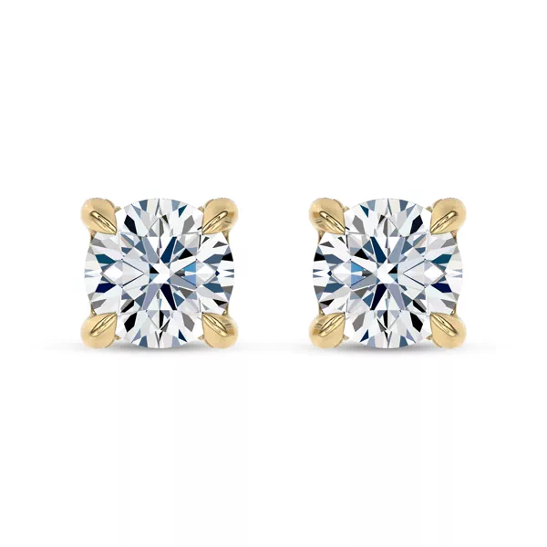 C-Prong Pavé Diamond Stud Earrings (1 ct. tw.) by Christian Siriano