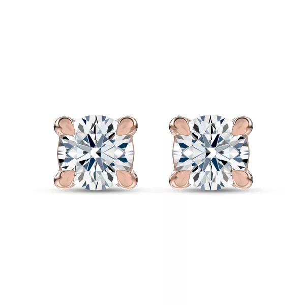 C-Prong Pavé Diamond Stud Earrings (½ ct. tw.) by Christian Siriano