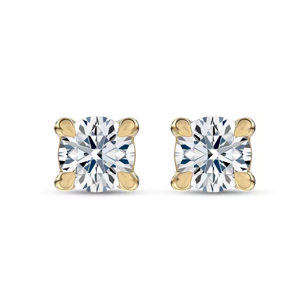 C-Prong Pavé Diamond Stud Earrings (½ ct. tw.) by Christian Siriano