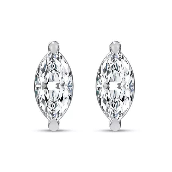 Midnight Halo Marquise Lab Stud Earrings (2 ct. tw.) by Christian Siriano