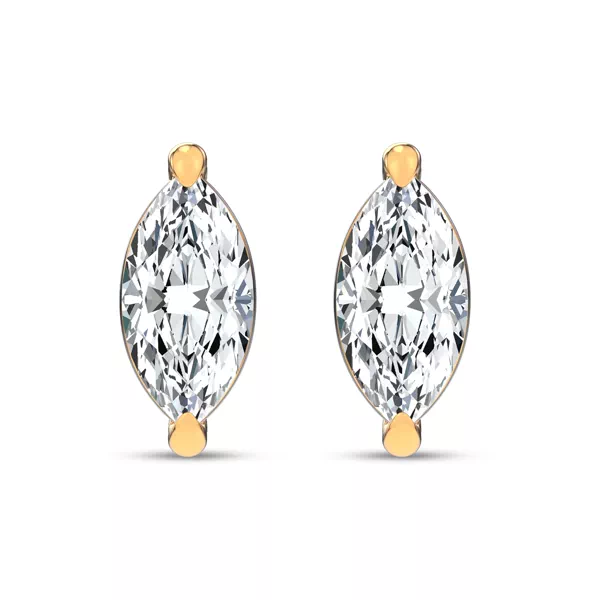 Midnight Halo Marquise Lab Stud Earrings (2 ct. tw.) by Christian Siriano