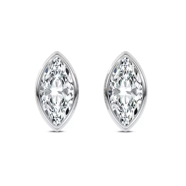 Maravina Bezel Lab Studs by Christian Siriano
