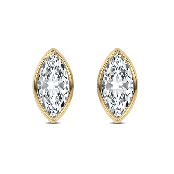 Maravina Bezel Lab Studs by Christian Siriano