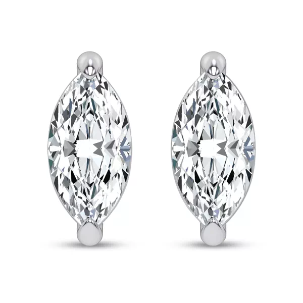Midnight Halo Marquise Lab Stud Earrings (1 ct. tw.) by Christian Siriano