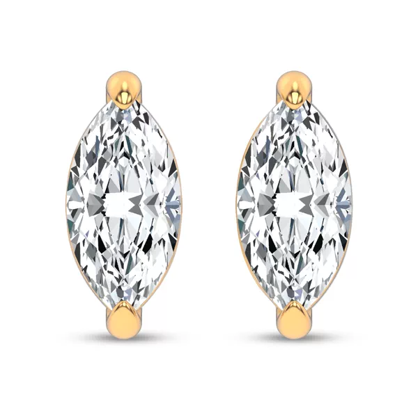 Midnight Halo Marquise Lab Stud Earrings (1 ct. tw.) by Christian Siriano