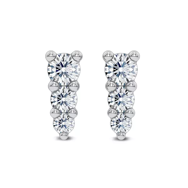 Icicle Drop Diamond Earrings