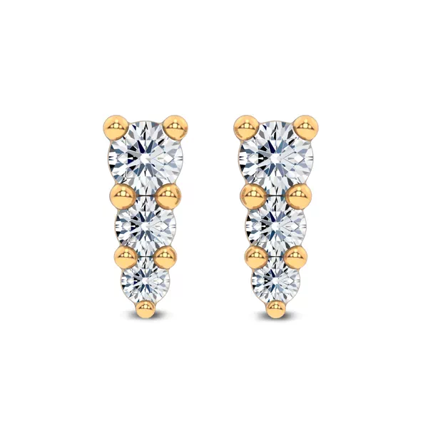 Icicle Drop Diamond Earrings