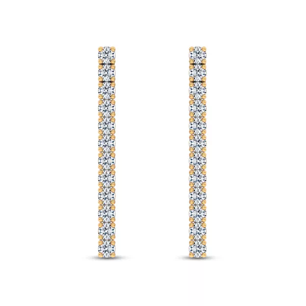 Ligne Diamond Drop Earrings (1/4 ct. tw.)