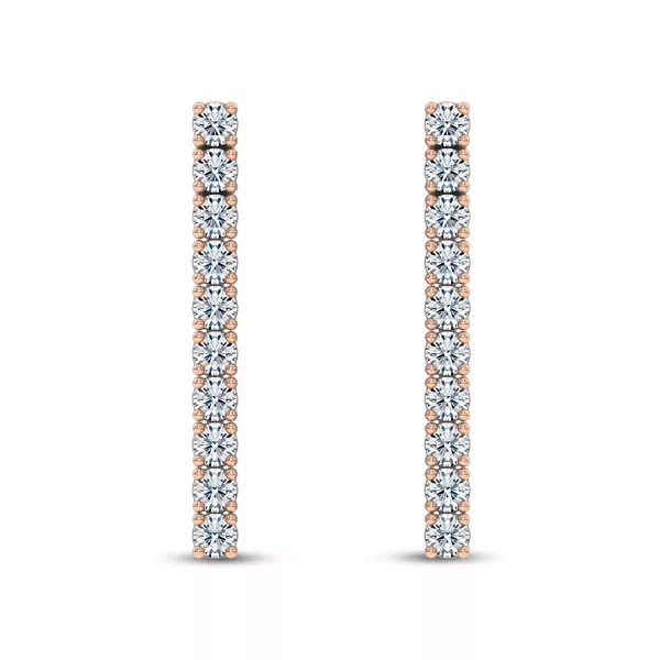 Ligne Diamond Drop Earrings (1/3 ct. tw.)