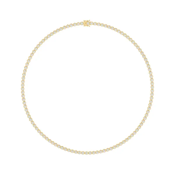 U-Prong Lab Diamond Tennis Necklace (11 ct. tw.)