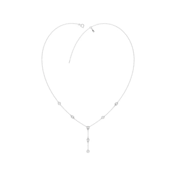 Mixed Shape Bezel Lab Diamond Y-Necklace (1.50 ct. tw.)