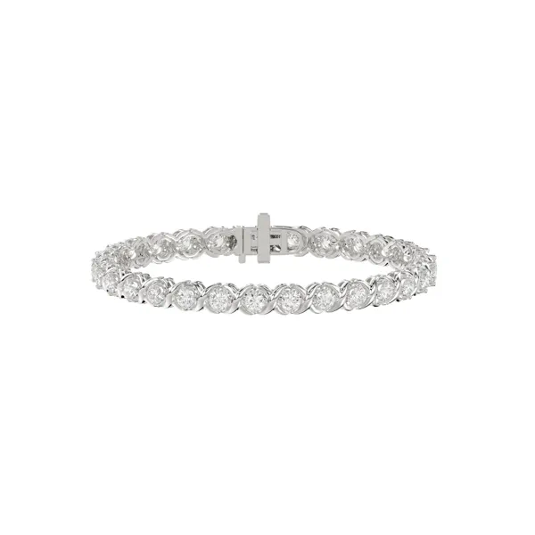 Setting XO Lab Diamond Silver Tennis Bracelet (3 ct. tw.)