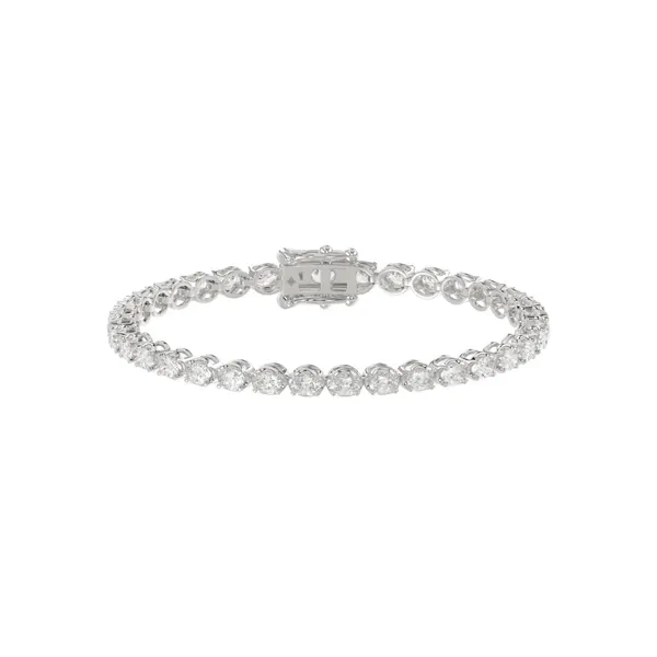 East-West Oval Lab Diamond Tennis Bracelet (4 ct. tw.)