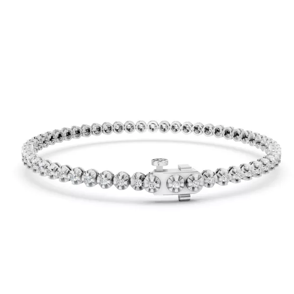 Illusion-Set Lab Diamond Tennis Bracelet (1 ct. tw.)