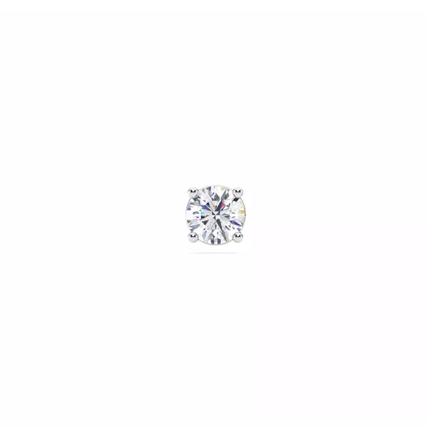 Single Diamond Stud Earring (3/8ct)